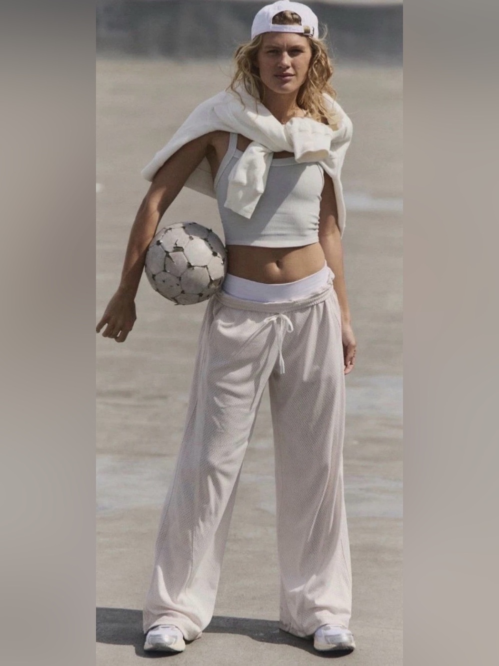 NWT FP Movement Overtime Wide-Leg Mesh Jogger Pants - Large